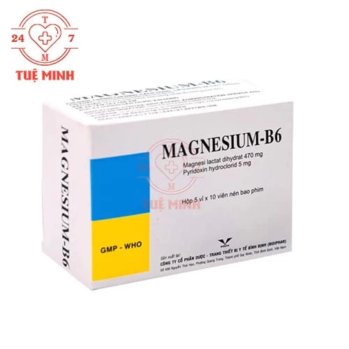 Magnesium-B6 Bidiphar - Thuốc điều trị thiếu magnesium