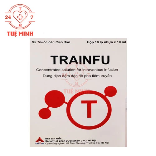 Trainfu 10ml CPC1HN - Thuốc tình trạng thiếu các nguyên tố vi lượng 