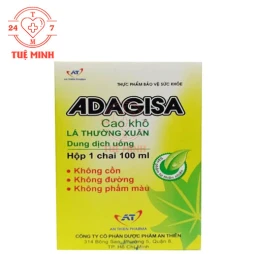Adagisa An Thiên (chai 100ml) - Sản phẩm giảm ho khan, khàn tiếng, đau rát họng