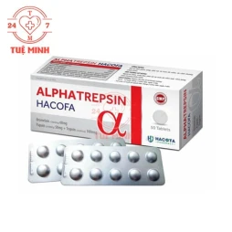 Alphatrepsin Hacofa - Hỗ trợ làm giảm sưng, phù nề
