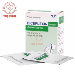 Biceflexin powder 250mg Bidiphar - Thuốc điều trị nhiễm khuẩn