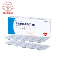 Bidinatec 10 Bidiphar - Thuốc điều trị bệnh cao huyết áp