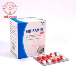 Bidisamin 500 Bidiphar - Giảm triệu chứng của thoái hóa khớp gối nhẹ và trung bình