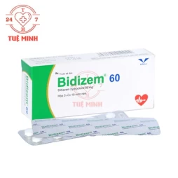 Bidizem 60mg Bidiphar - Thuốc điều trị tăng huyết áp nhẹ đến trung bình