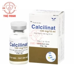 Calcilinat 100mg/10ml Bidiphar - Giảm độc tính sau khi dùng liều cao methotrexat trong điều trị sarcom xương