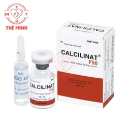 Calcilinat F50 Bidiphar - Điều trị ngộ độc do các chất đối kháng acid folic