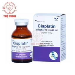 Cisplatin Bidiphar 10mg/20ml - Thuốc điều trị ung thư