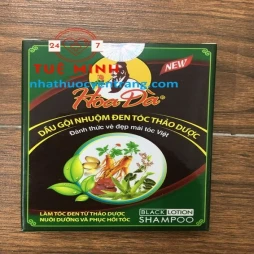 Dầu gội thảo dược đen tóc hoa đà