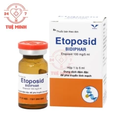 Etoposid 100mg/5ml Bidiphar - Thuốc điều trị ung thư