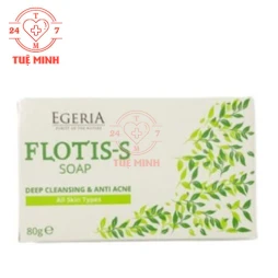 Flotis-S Soap 80g - Xà phòng hỗ trợ điều trị mụn trứng cá , viêm nang lông, vảy nến