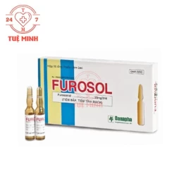Furosol 20mg/2ml Danapha - Thuốc hỗ trợ điều trị phù phổi cấp