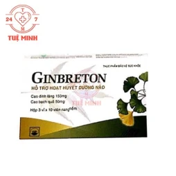 Ginbreton Pymepharco - Hỗ trợ hoạt huyết, tăng cường tuần hoàn não