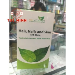 Hair - nails and skin with biotin