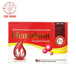 Hemabion Mediusa - Giúp bổ sung sắt cho cơ thể