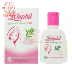 Lotuphil 125ml - Dung dịch vệ sinh phụ nữ làm sạch dịu nhẹ Lotus 