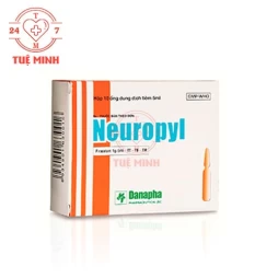 Neuropyl 1g/5ml Danapha - Thuốc điều trị chứng chóng mặt