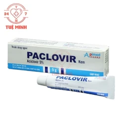 Paclovir 5g Apimed - Thuốc điều trị nhiễm virus Herpes simplex ở da