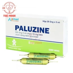 Paluzine 10mg/5ml Apimed (ống 5ml) - Phòng ngừa và điều trị thiếu kẽm