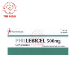 Phillebicel 1g Phil Inter Pharma - Thuốc tiêm điều trị nhiễm khuẩn hiệu quả