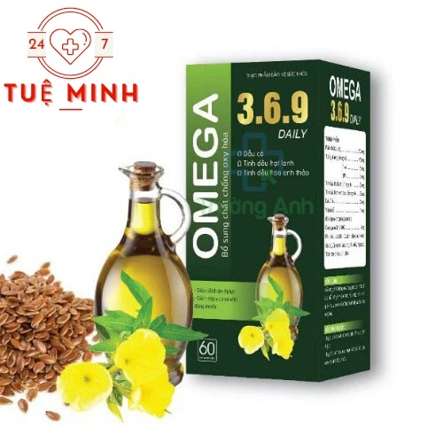 Omega 3.6.9 Daily - Hỗ trợ cải thiện thị lực, ngừa xơ vữa động mạch
