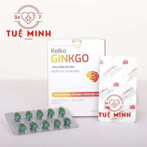 Keiko Ginkgo - Hỗ trợ tăng cường tuần hoàn não hiệu quả