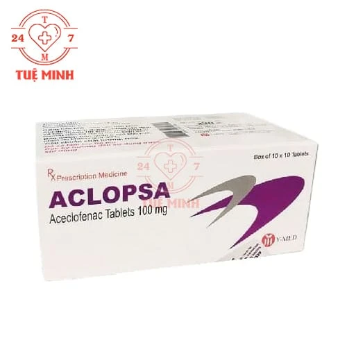 Aclopsa 100mg Zim Lab - Thuốc giảm đau, kháng viêm hiệu quả