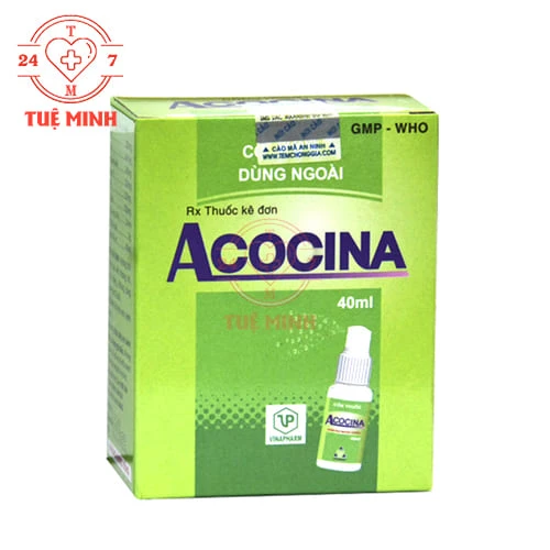 Acocina Chai 40ml -  Giúp giảm đau, tan huyết tụ, tiêu sưng