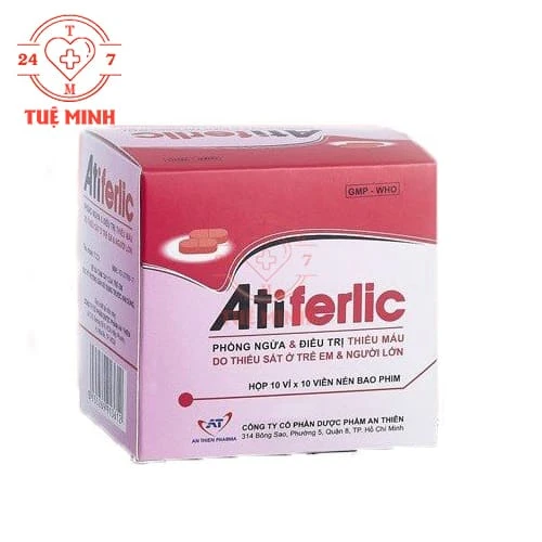 Atiferlic - Điều trị và dự phòng các loại thiếu máu do thiếu sắt