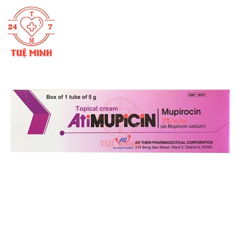 Atimupicin 5g - Thuốc điều trị viêm da cơ địa, chàm ngứa hiệu quả