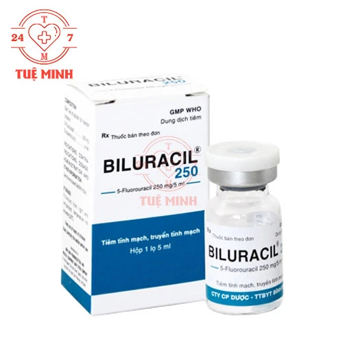 Biluracil 250 - Thuốc tiêm điều trị ung thư của Bidiphar