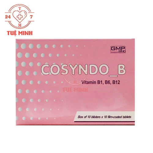 Cosyndo B Armephaco - Sản phẩm bổ sung vitamin B, B1 cho cơ thể
