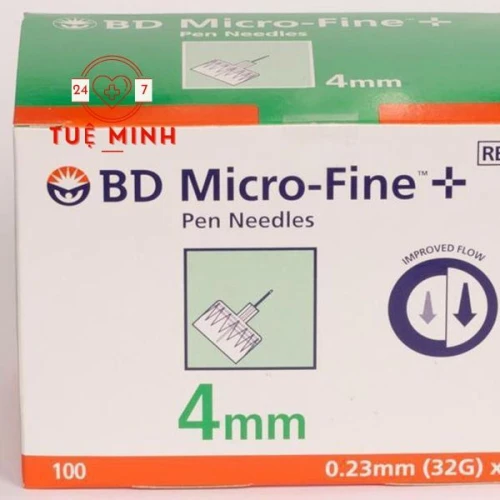 Đầu kim tiêm insulin - bd micro-fine 4mm