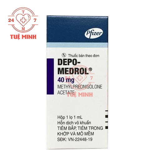 Depo medrol 40mg chính hãng bán tại nhà thuốc Tuệ Minh
