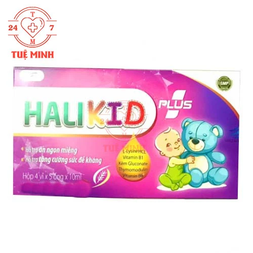 Halikid Plus - Siro bổ xung dưỡng chất và vitamin cho bé