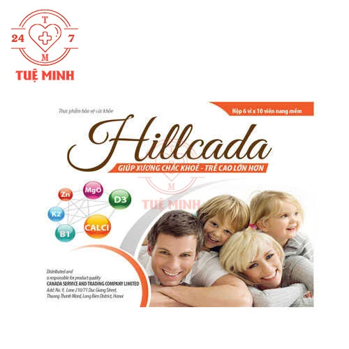 Hillcada Santex - Sản phẩm bổ xung canxi cho xương chắc khoẻ