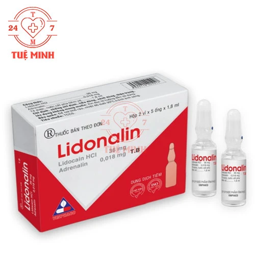 Lidonalin - Thuốc gây tê nha khoa hiệu quả của Vinphaco