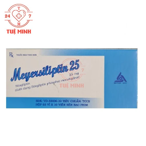 Meyersiliptin 25 Meyer - BPC - Thuốc điều trị đái tháo đường tuýp 2