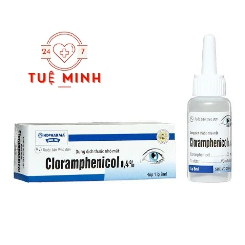 Nhỏ mắt chloramphenicol 0.4%