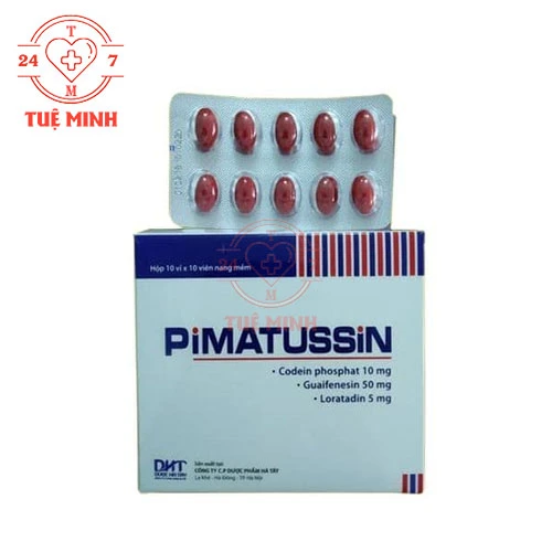 Pimatussin - Thuốc điều trị ho, cảm cúm, viêm mũi dị ứng hiệu quả