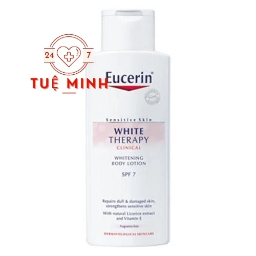 Sữa dưỡng thể làm sáng da eucerin white therapy whitening body lotion spf 7