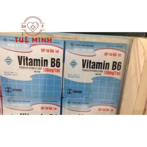Vitamin b6 100mg/ml chính hãng bán tại nhà thuốc Tuệ Minh