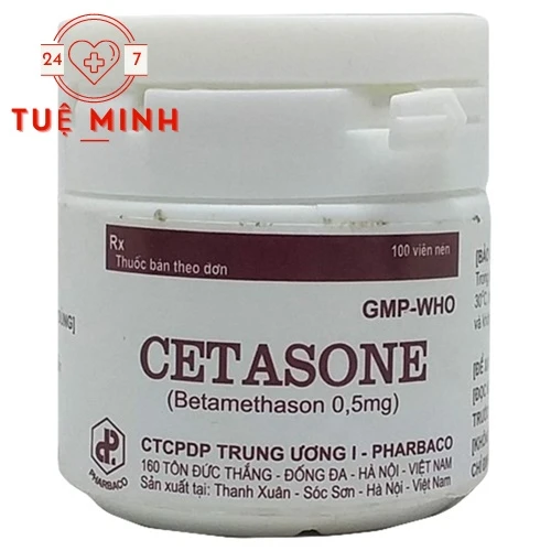 Cetasone - Thuốc chống viêm hiệu quả của Pharbaco