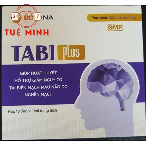 Tabi Plus - Hỗ trợ tăng cường tuần hoàn máu não hiệu quả