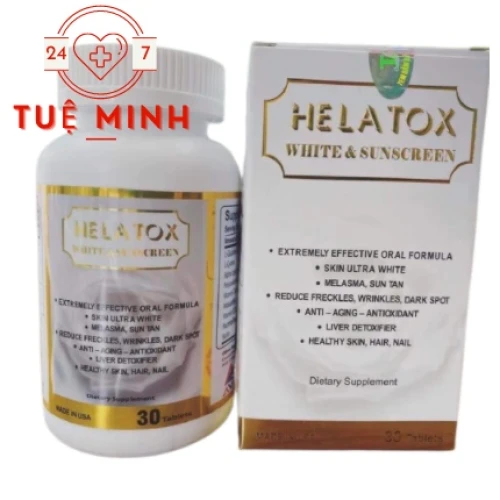 Helatox - Hỗ trợ trắng da, chống nắng hiệu quả của Mỹ