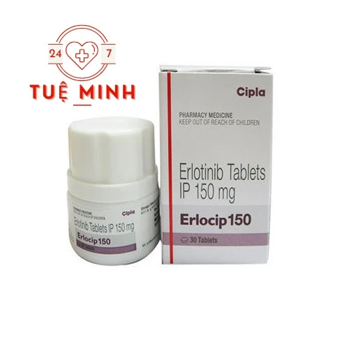 Erlocip 150mg - Thuốc điều trị bệnh ung thư phổi hiệu quả của Ấn Độ