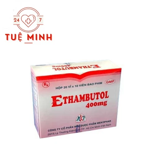 Ethambutol 400mg - Thuốc điều trị bệnh lao hiệu quả của Mekophar