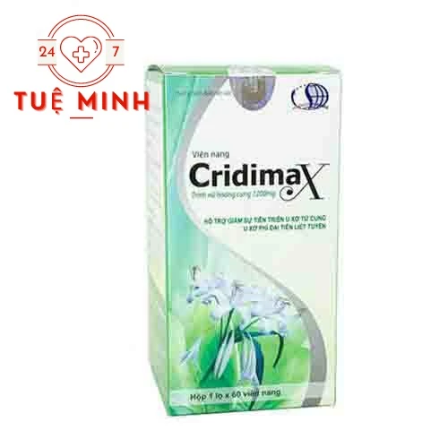 CRIDIMAX - Hỗ trợ điều trị điều trị u xơ, u nang hiệu quả