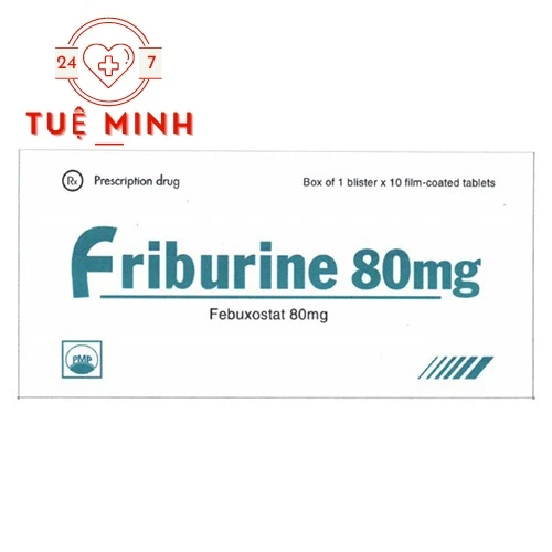 Friburine 80mg - Thuốc điều trị bệnh Gout hiệu quả của Pymepharco.