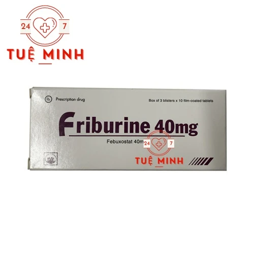 Friburine 40mg - Thuốc điều trị bệnh Gout hiệu quả