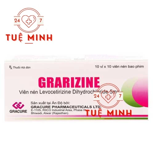 Grarizine - Thuốc điều trị dị ứng hiệu quả của Ấn Độ